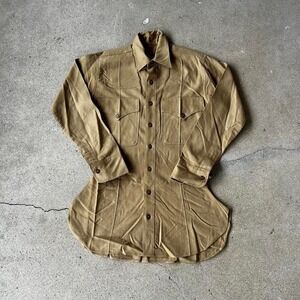 True vintage 1940's World war 2 USMC winter service long sleeve wool button up